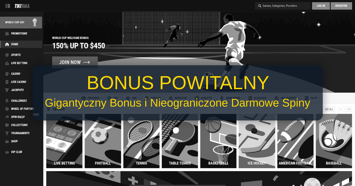 Tikitaka Casino - Oficjalna Strona | Premie i Gry